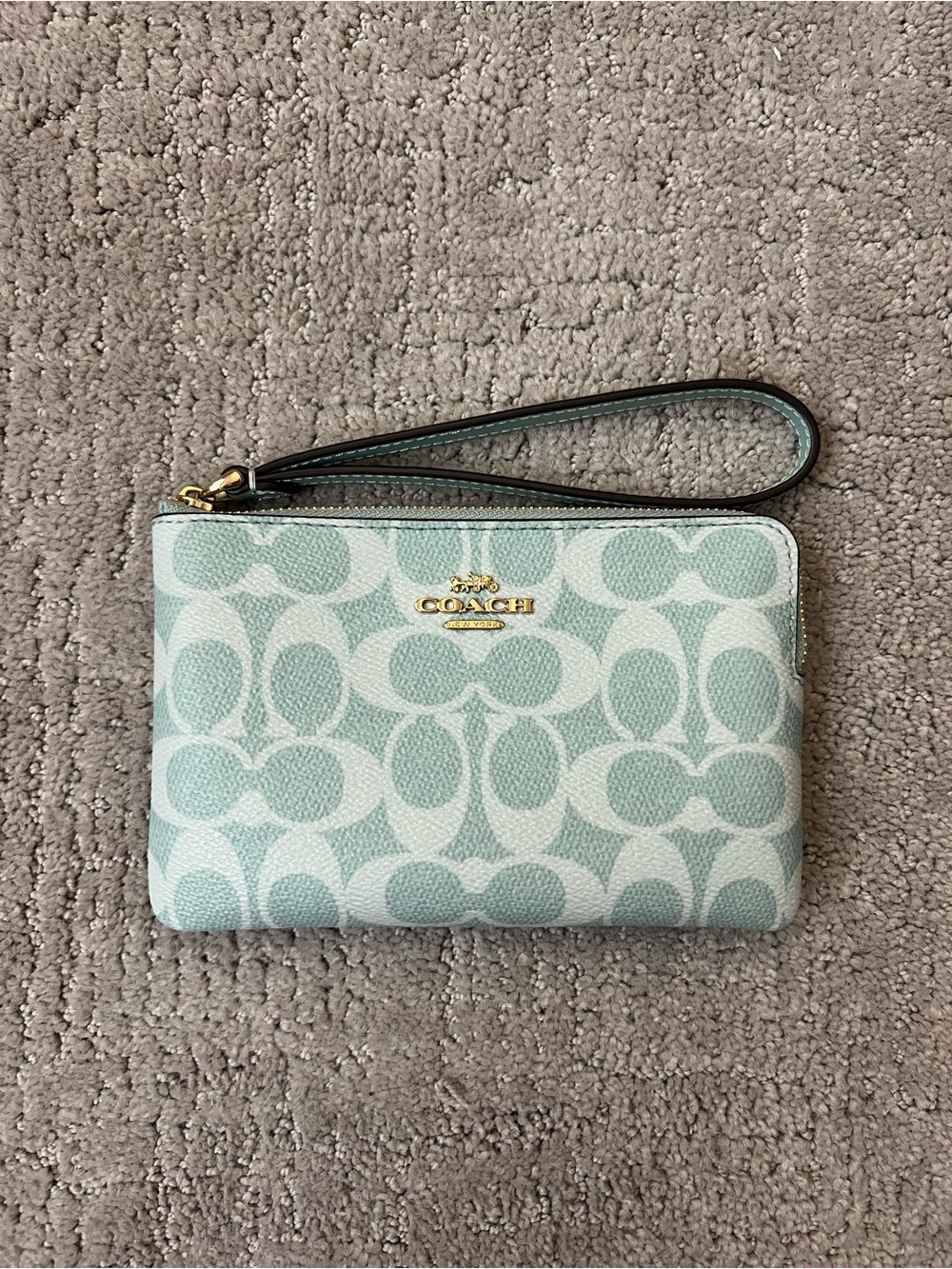 Coach Signature Wristlet
